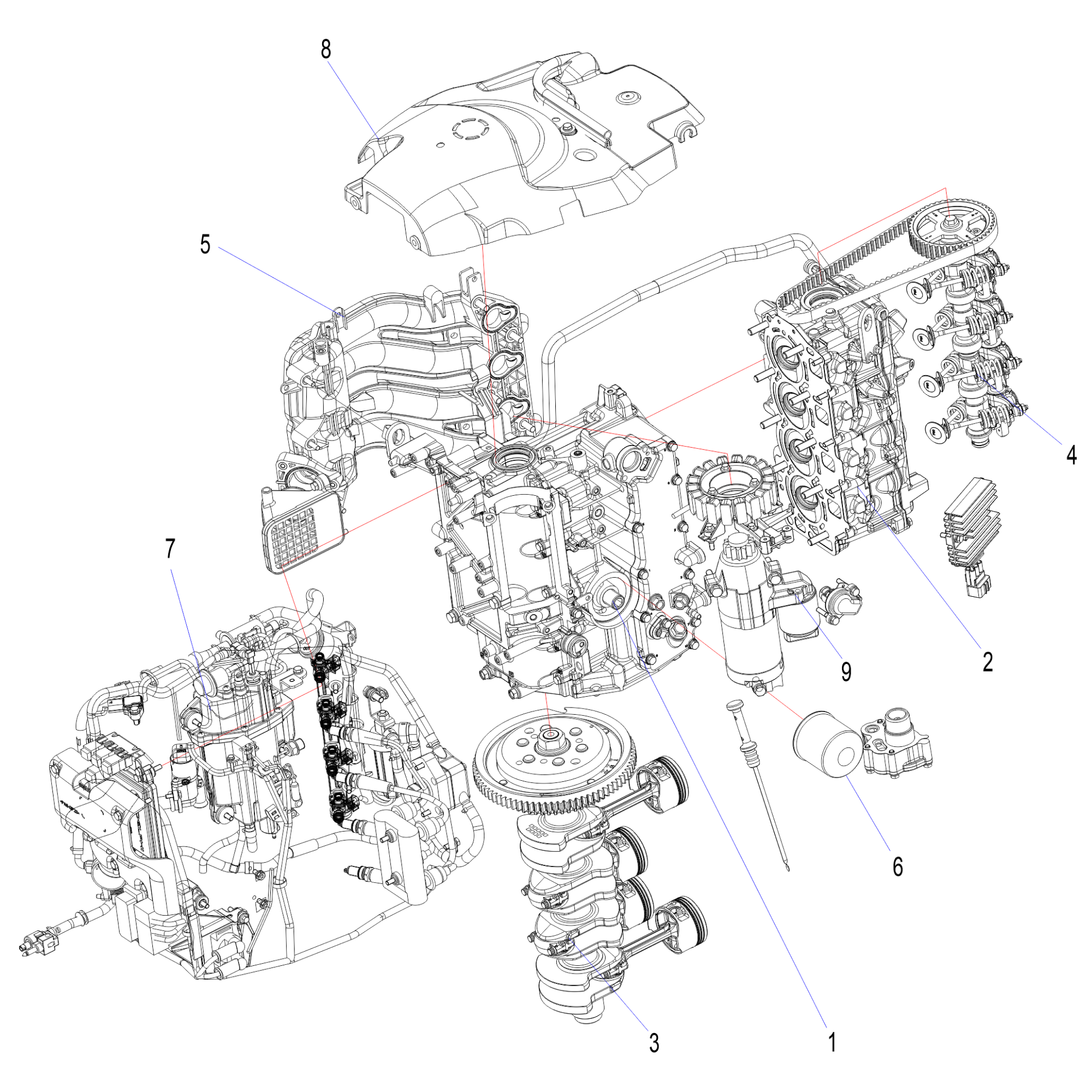 Двигатель в сборе