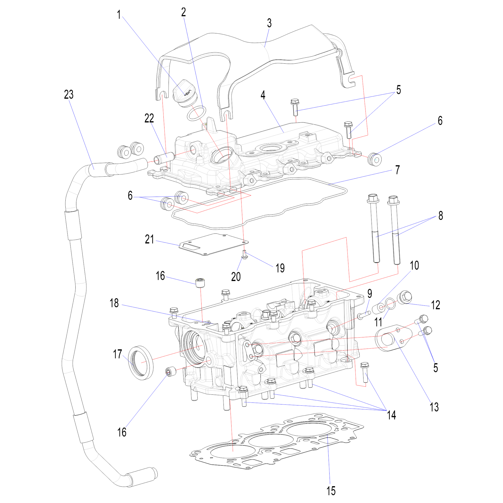 Головка блоков цилиндра