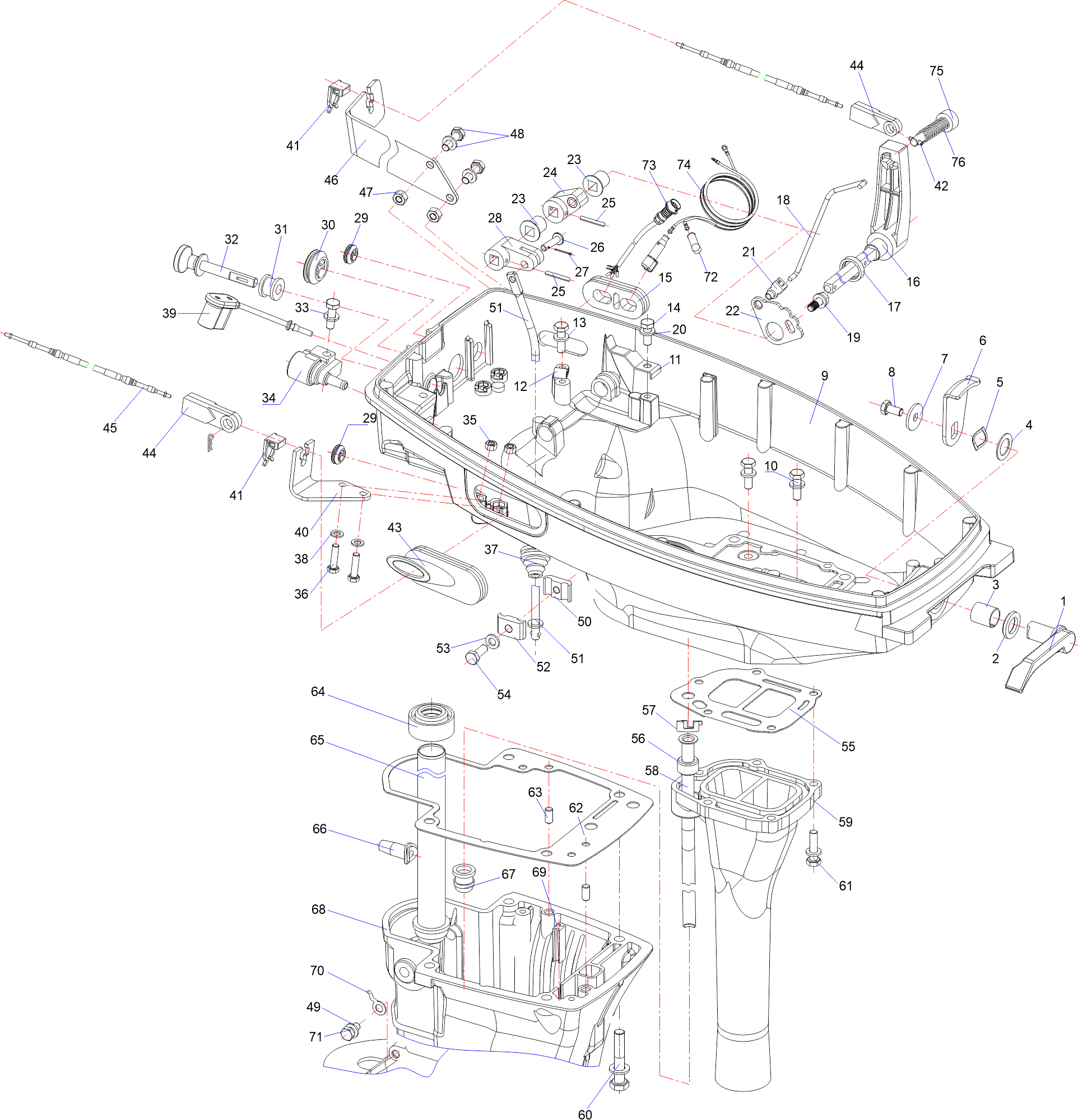 Нижний корпус
