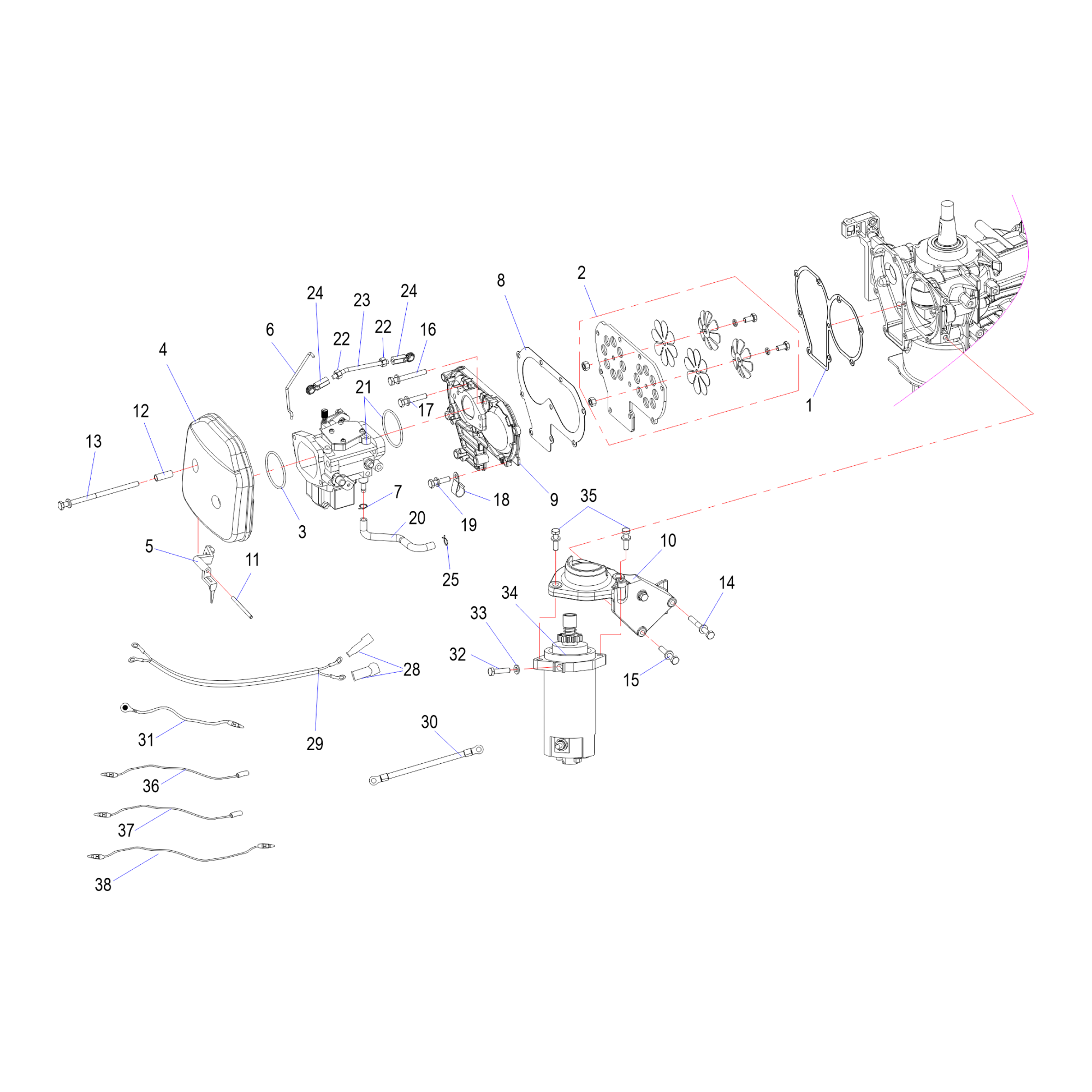 Карбюратор и Электростартер