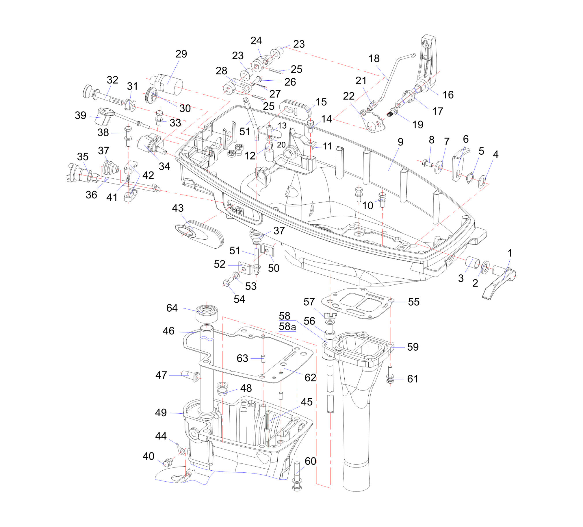 Нижний корпус