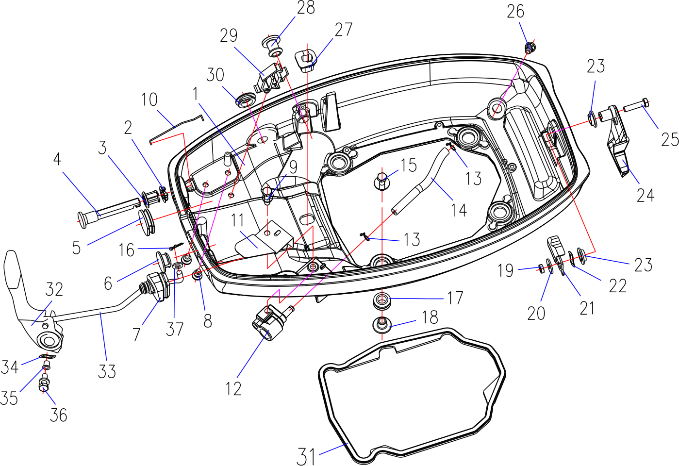 Нижний корпус