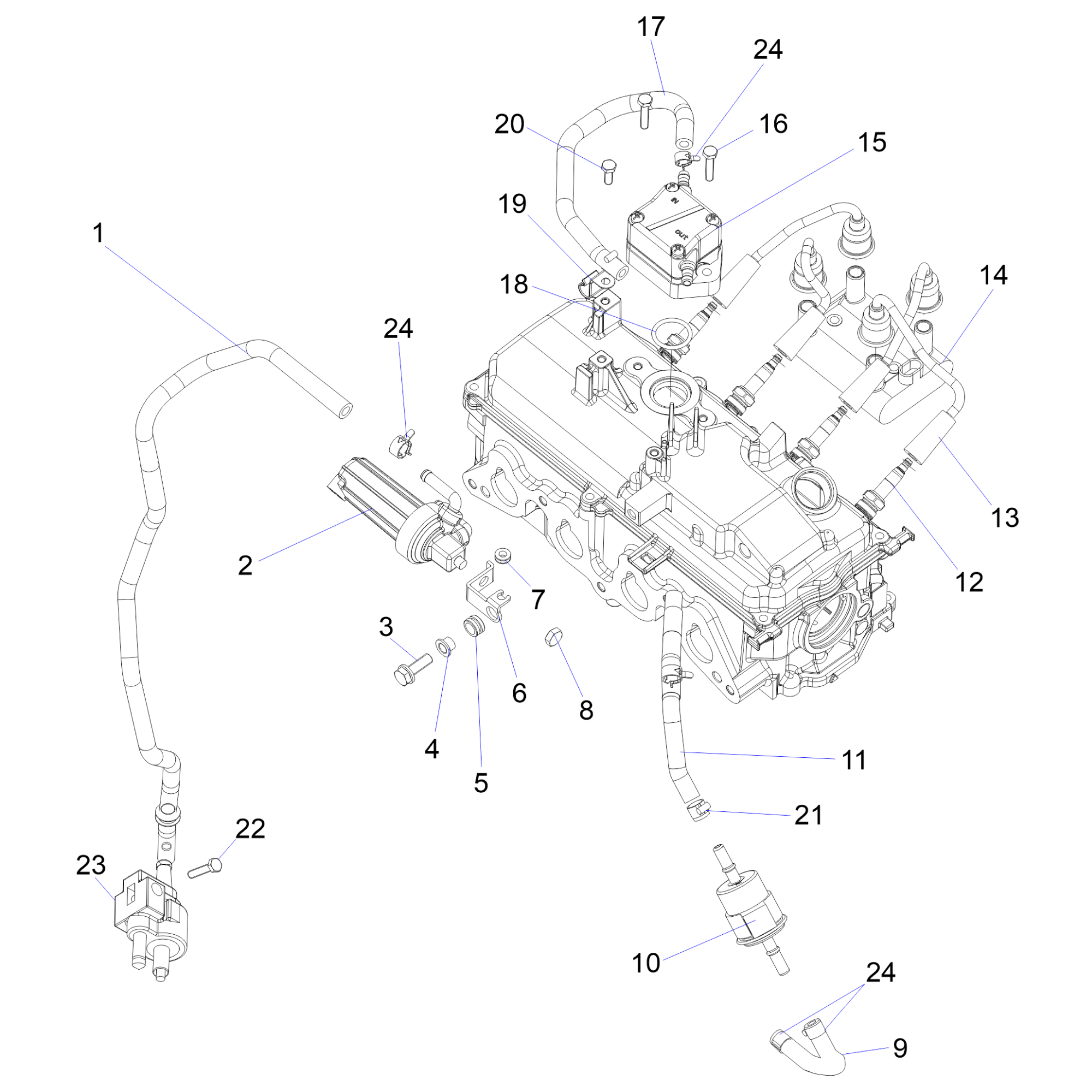 Система подачи топлива 4