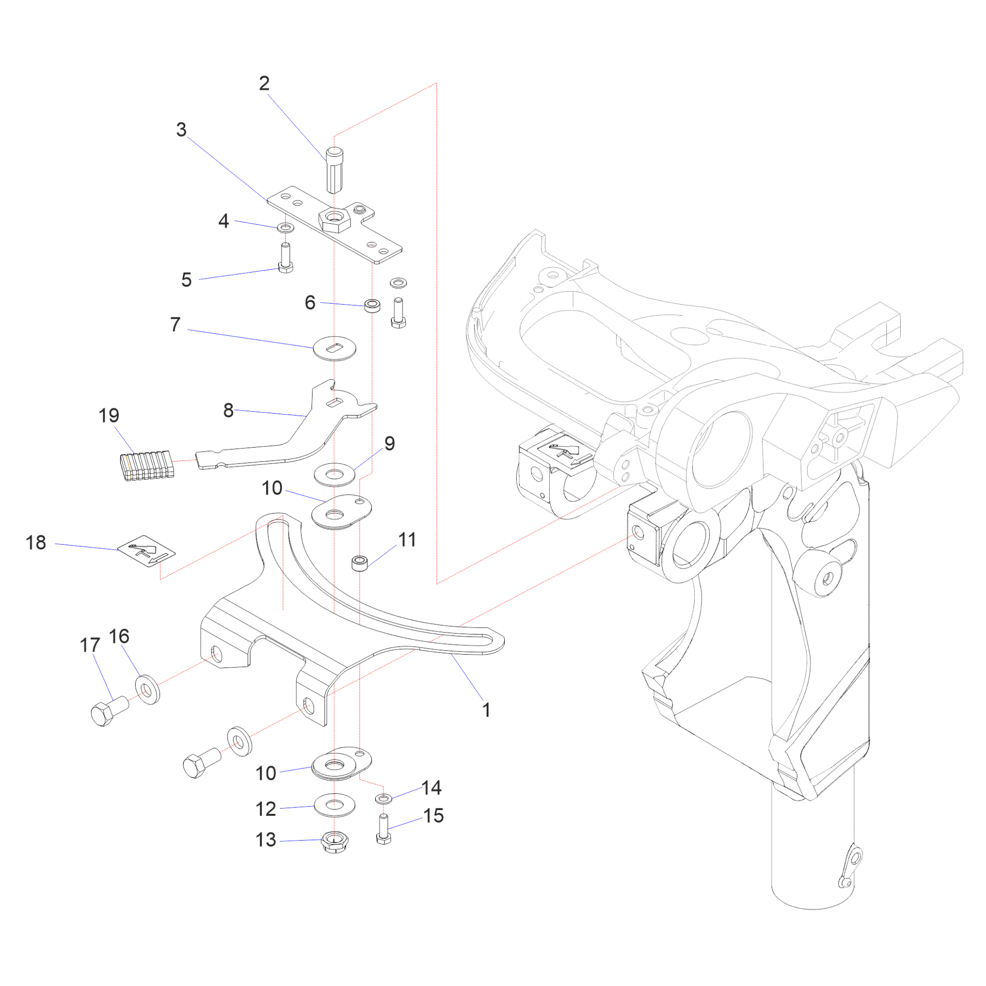 Регулятор поворотного усилия