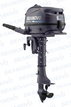 Лодочный мотор SEANOVO SNF6HL IB Электростарт литионная батарея в корпусе мотора