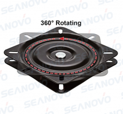 Основание под сидение поворотное 170 Х 170 мм, сталь