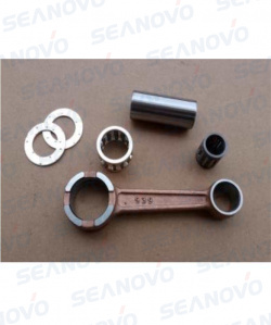 Шатунный комплект Suzuki DT9.9-15 в сборе (палец, подшипники, шайбы)12161-93902