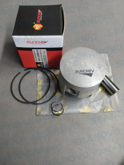 Поршневой комплект + поршневые кольца + палец и стопорные кольца Yamaha 40 66T-11636-01 (0,50)