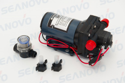 Помпа водоподающая мембранная, 19 л/мин, 12V/25A, 3.8 бар