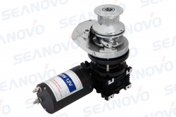 Лебёдка якорная вертикальная с барабаном G6 400W нержавеющая сталь