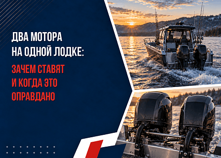 Два мотора на одной лодке: зачем ставят и когда это оправдано