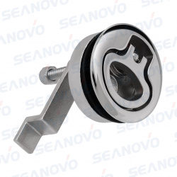 Ручка для люка врезная, 50 мм утапливаемая, длинный винт, SHARK MARINE, нержавеющая сталь