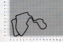 Кольцо резиновое 30F-06.00.00.19 (под проточку в корпусе сальников)