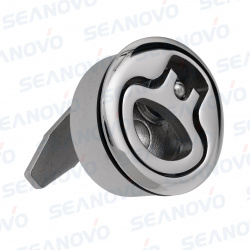 Ручка для люка врезная, 50 мм утапливаемая, Короткий винт, SHARK MARINE, нержавеющая сталь