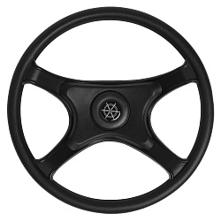 Колесо рулевое 161-D ABSпластик черный, диаметр 330 мм
