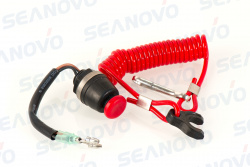 Кнопка остановки двигателя с чекой безопасности TOHATSU 3A3068300 (1) Nautflex
